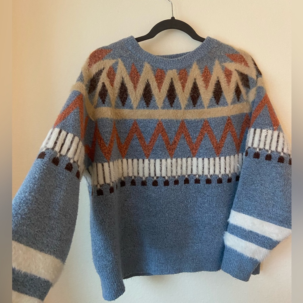 Baby blue sweater